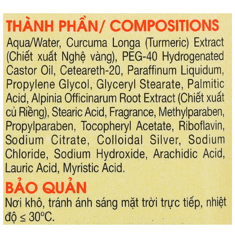 Kem nghệ Thái Dương Nano Bạc dưỡng da, mờ sẹo, mờ thâm tuýp 20g - 10